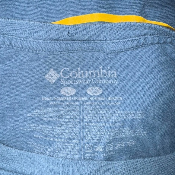Columbia Blue Long Sleeve Tee - Picture 3 of 4